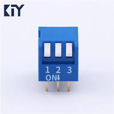 3 Pin Blue Piano DIP slēdzis